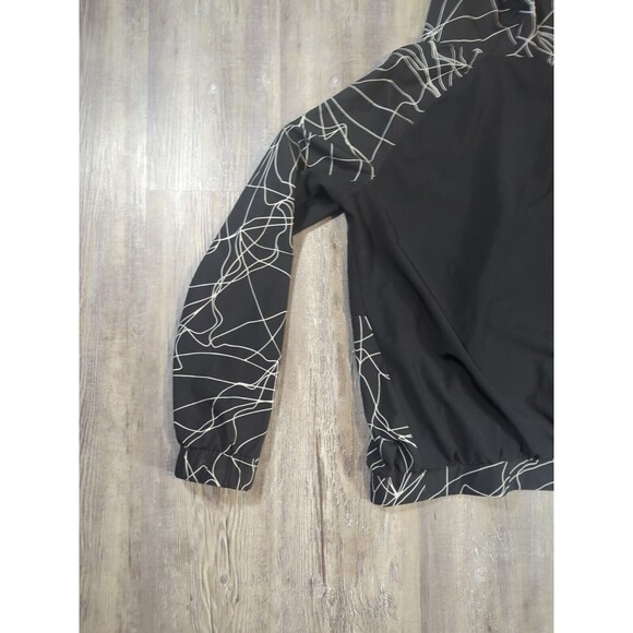 Fabletics Jiae Lightweight Jacket Black White Scribble Women's Size Large - Picture 12 of 15